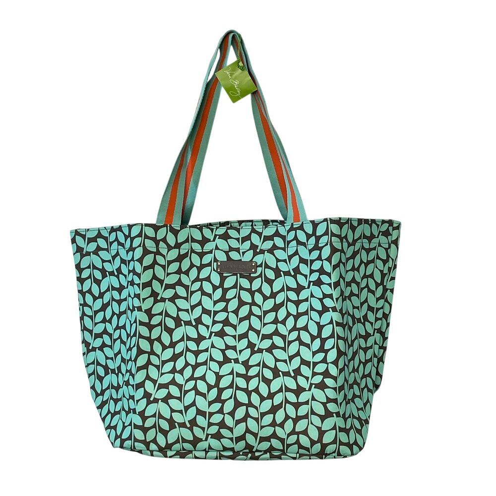 Vera Bradley Large Family Tote Shower Vines Bag Pool Beach Park NWT
